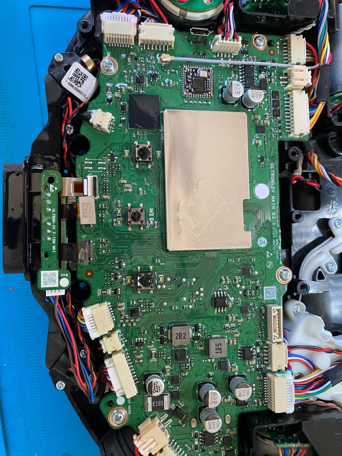 Tarjeta principal — inspección a nivel chip